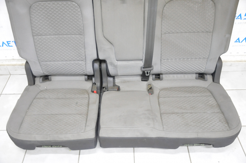 Rear row of seats 2nd row Ford Escape MK4 20-22 without airbag, manual, gray cloth, dry cleanable