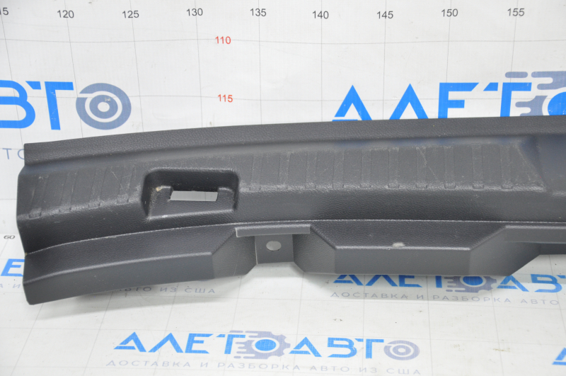 Ford Edge 15 trunk opening trim - black, scratches, plastic turned white, broken fasteners