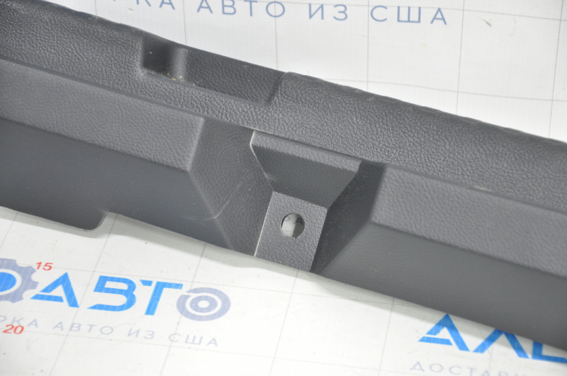 Ford Edge 15 trunk opening trim - black, scratches, plastic turned white, broken fasteners
