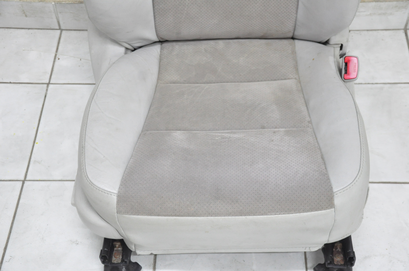 Passenger seat Toyota Camry v50 12-14 usa without airbag, electric, heated, gray leather + suede, dry-cleanable