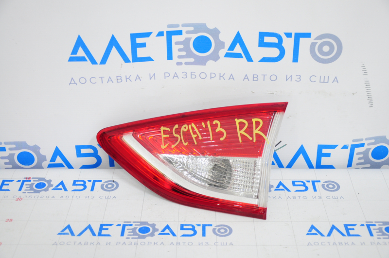 Inner taillight trunk lid right Ford Escape MK3 13-16 prerest, chip cut off, for polishing