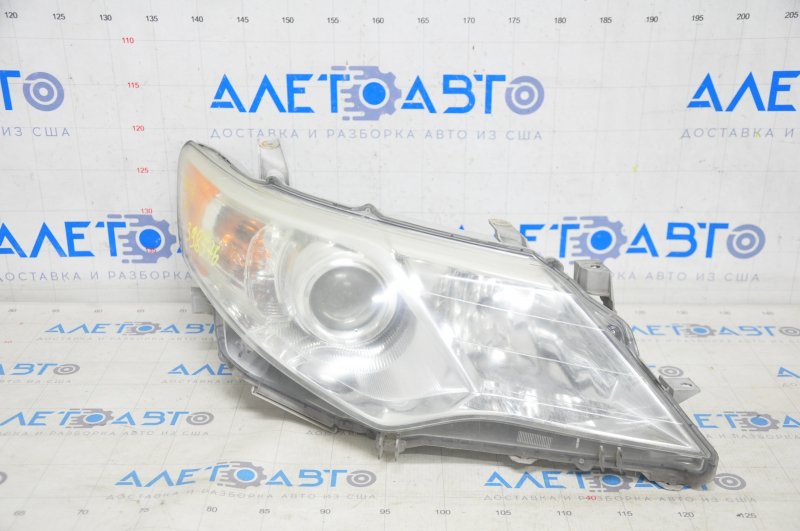 Headlight front right Toyota Camry v50 12-14 bare usa XLE, for polishing, spider web