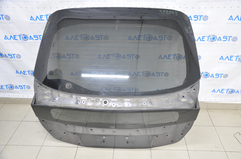 Naked trunk door with glass Toyota Prius 50 16-18 graphite 1G3 under the wiper