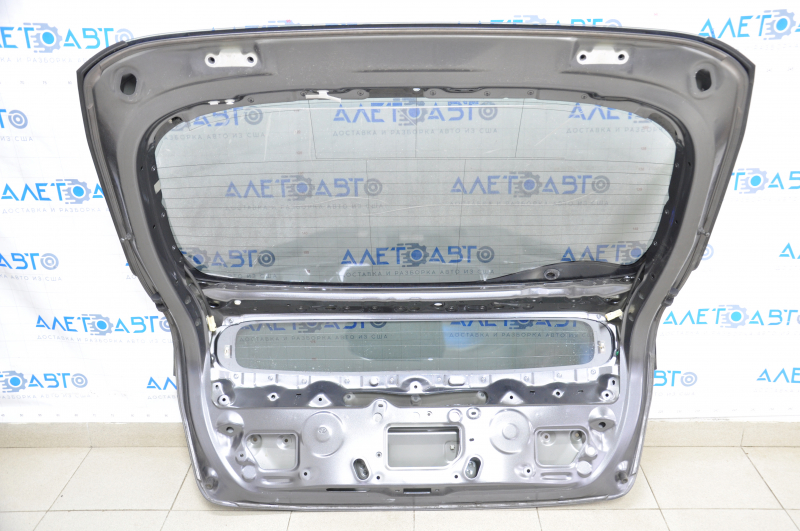 Naked trunk door with glass Toyota Prius 50 16-18 graphite 1G3 under the wiper