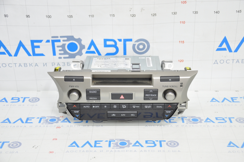 Radio tape recorder with climate control Lexus ES300h ES350 13-18 scratches on glass