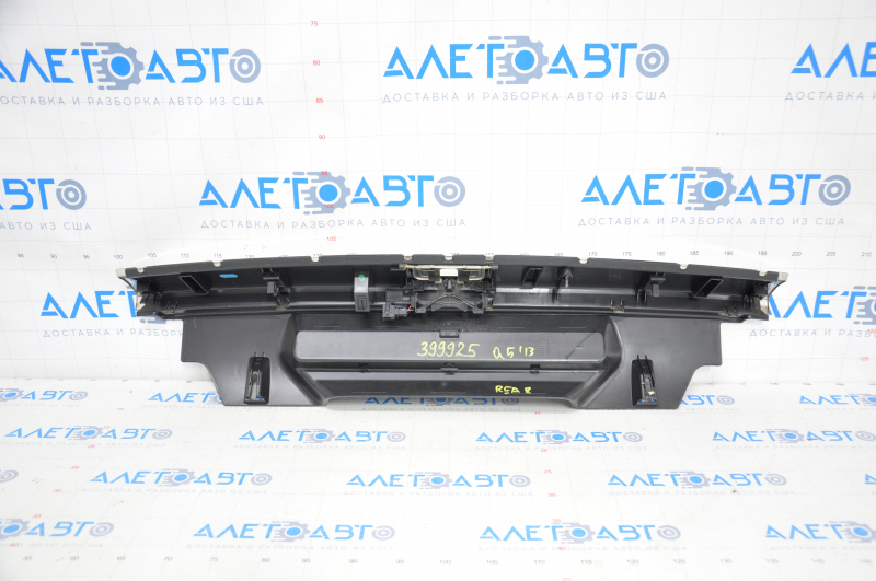 Audi Q5 8R 09-17 trunk opening trim black with chrome, rubbed butts, rubbed