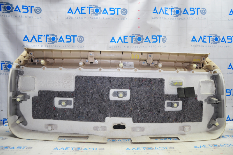 Lower trunk door trim Lexus RX350 RX450h 10-15 beige, broken crepe, scratches, for dry cleaning