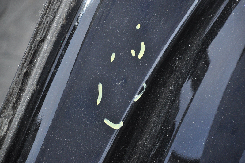 Quarter wing rear left Lexus ES300h ES350 13-18 black, pokes