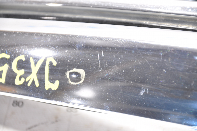 Radiator grill grill Infiniti JX35 QX60 13-15 prerest, with emblem, under camera, swollen chrome, sand