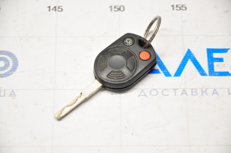 ECU engine computer with key Ford Focus mk3 11-18 2.0 with ignition switch, with ignition switch contact group, with immobilizer unit D7520013-18D, key is erased