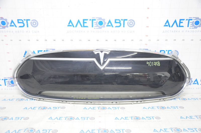 Radiator grill assembly Tesla Model S 12-15 pre-rest without parking sensors