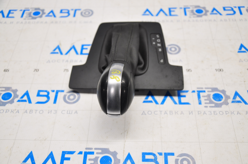 Gear knob with shifter cover VW Passat b8 16-19 16- USA plastic, black, matte cover, type 2