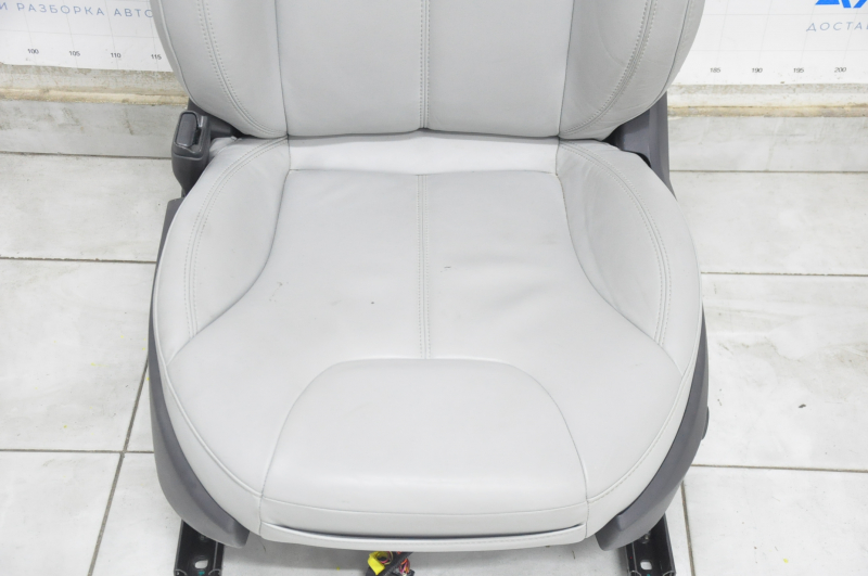 Driver's seat Tesla Model S 12-15 pre-rest, type 2, with airbag, electric, heated, gray leather