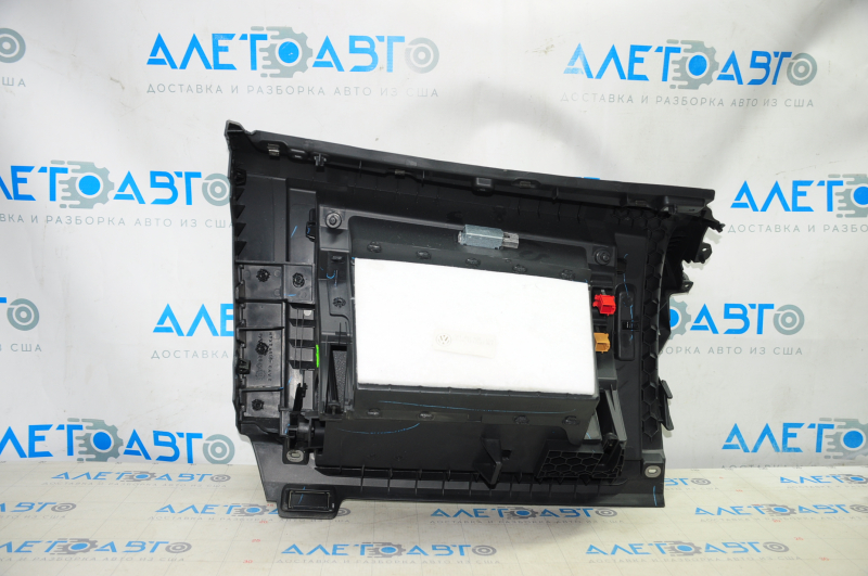 Glove box, glove compartment VW Passat b7 12-15 USA black, scratches