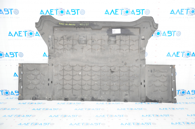 Rear underbody protection Tesla Model S 12-15 pre-restoration tears