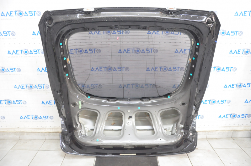 Tesla Model S 12-20 Black PBSB Naked Trunk Door With Glass, With Brake Light, With Hinges