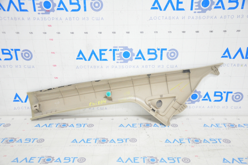 Front pillar trim right Lexus RX300 RX330 RX350 RX400h 04-09 beige, chemically treated