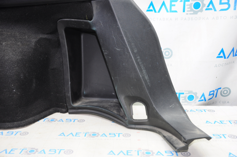 Arch trim right Subaru Outback 10-14 black, scratches, broken fastener, without plug