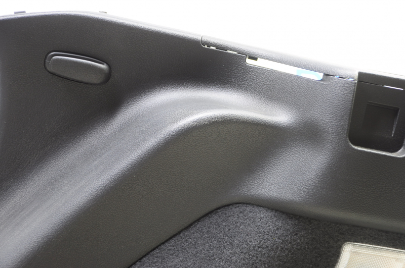Arch trim right Infiniti QX50 19-25 black, broken crepe, rubbed