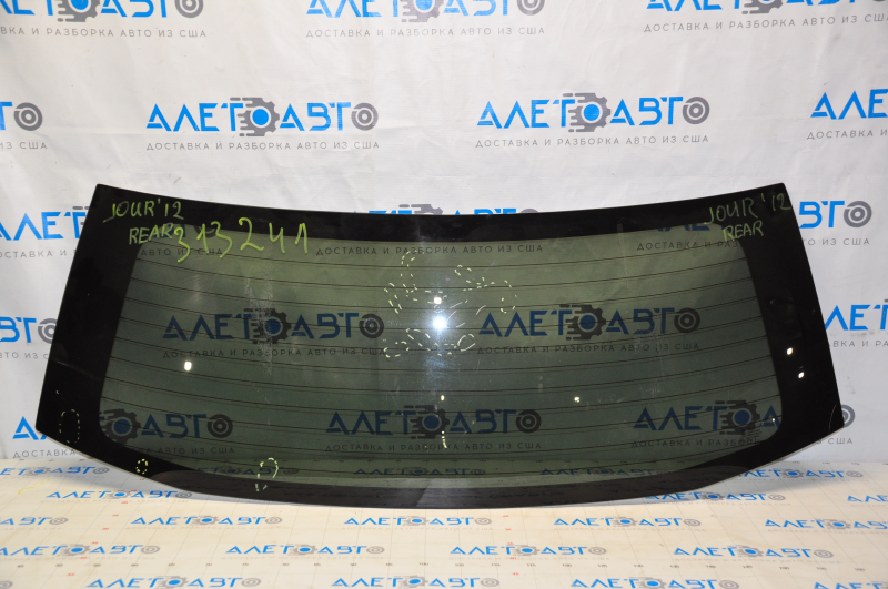 Rear glass of the trunk door Dodge Journey 11-17 FUYAO, tinted, minor scratches