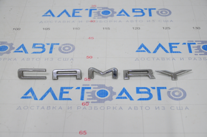 Emblem inscription CAMRY trunk lid Toyota Camry v70 18-24 broken guide fastener