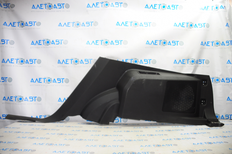 Right arch trim Chevrolet Equinox 10-17 black for subwoofer, rubbed, broken fastener, without plugs