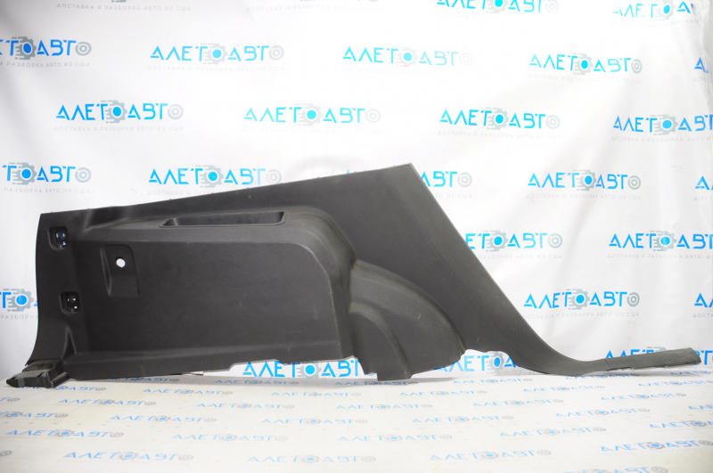 Left arch trim Chevrolet Equinox 10-17 black, broken crepe, rubbed, without plugs