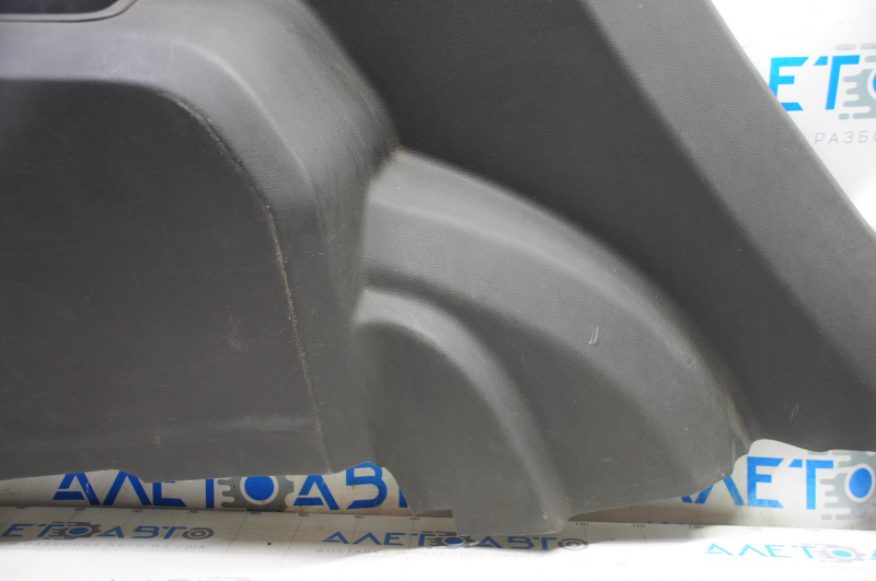 Left arch trim Chevrolet Equinox 10-17 black, broken crepe, rubbed, without plugs