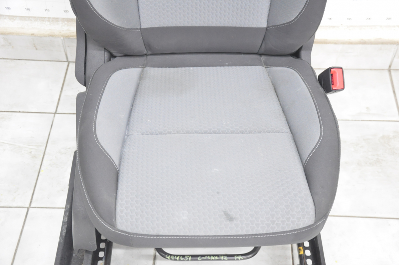 Passenger seat Ford C-max MK2 13-18 without airbag, mechanical, cloth black-gray, for cleaning
