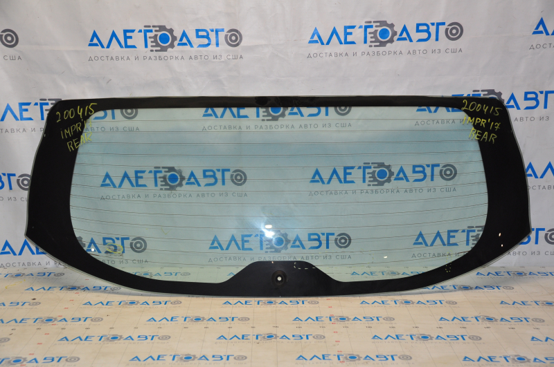Rear glass of the trunk door Subaru Impreza 5d 17-23 PILKINGTON, scratches