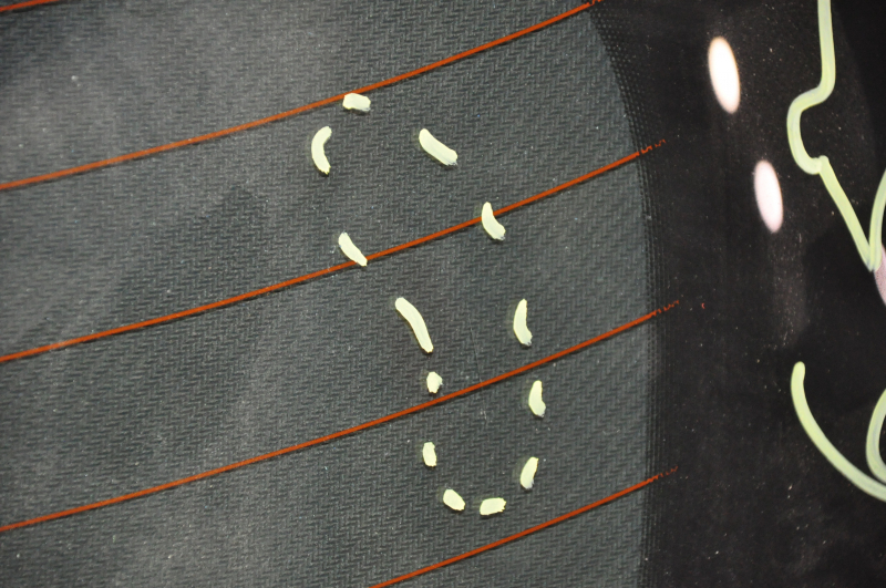 Rear glass of the trunk door Ford Focus mk3 15-18 rest 5d scratches, scratch from the wiper