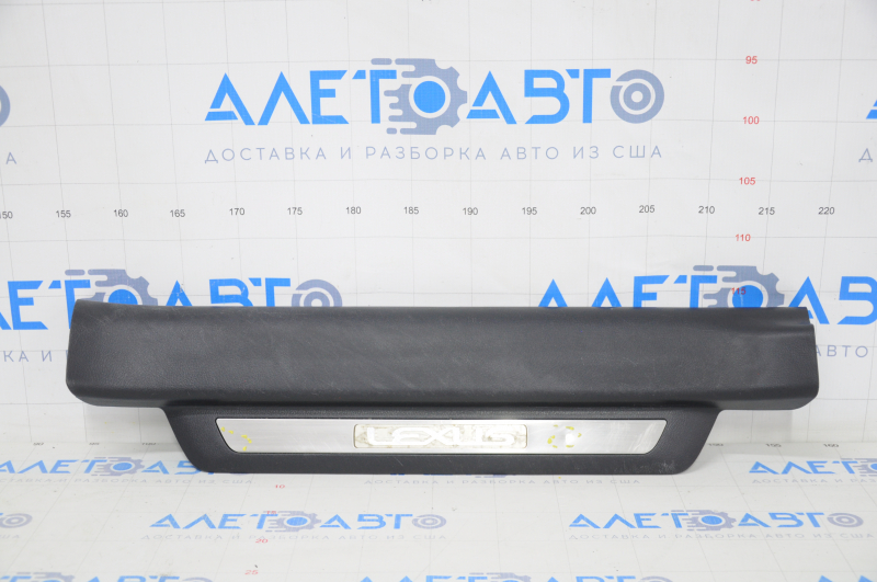 Door sill trim front left Lexus RX350 RX450h 10-15 black, scratches, dents, abrasion