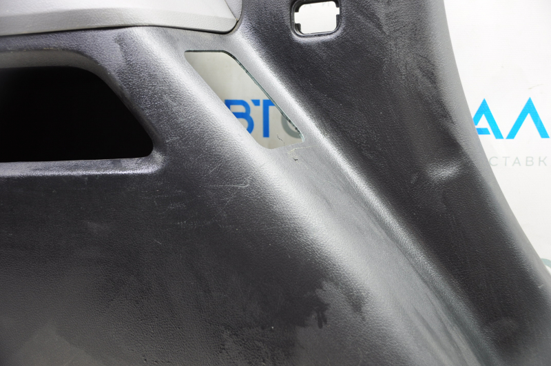 Left arch trim Toyota Sequoia 08-11 black with gray, scratches, without plugs