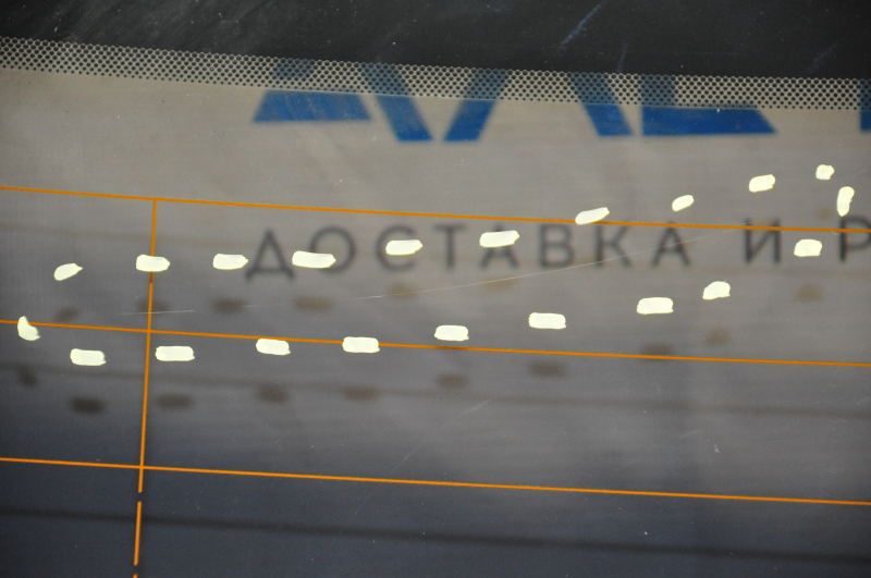 Rear glass Lincoln MKZ 13-20 tinted, scratches, scratches on tinted glass, contact unsoldered