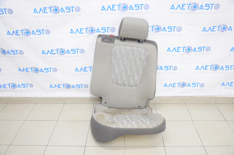 Rear row of seats 2nd row right Chevrolet Volt 11-15 cloth, gray, dry-cleanable