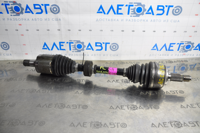 Drive axle shaft front left Honda Accord 13-17 hybrid, boot on inner CV joint, without clamp