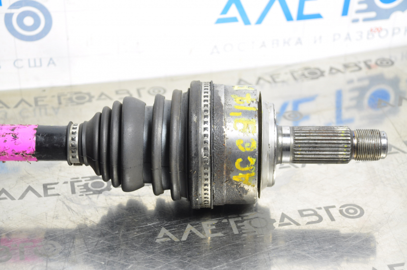 Drive axle shaft front left Honda Accord 13-17 hybrid, boot on inner CV joint, without clamp