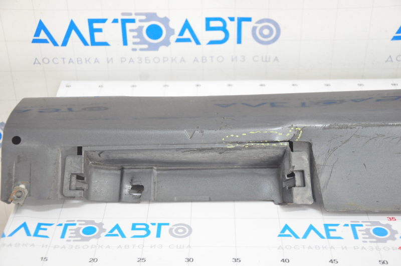 Right threshold Toyota Camry v50 12-14 usa LE XLE graphite, with chrome, broken crepe, worn