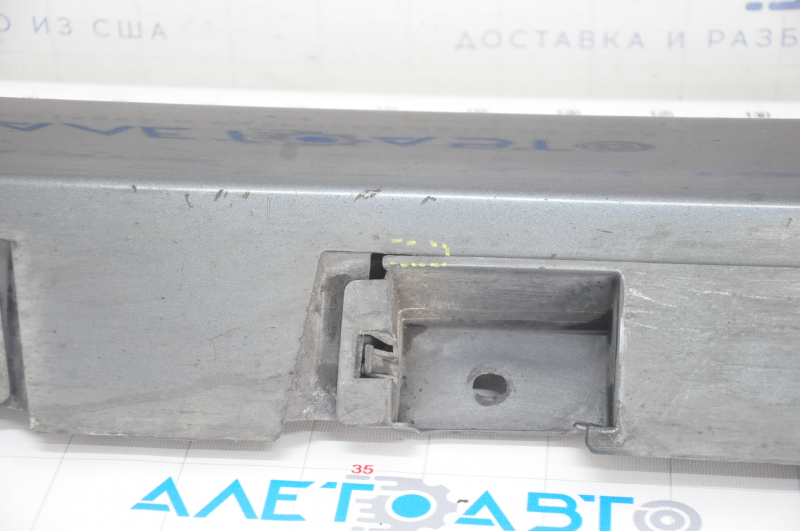 Right threshold Toyota Camry v50 12-14 usa LE XLE graphite, with chrome, broken crepe, worn
