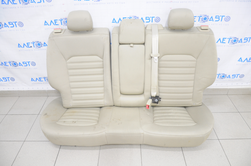 Rear row of seats 2 row Ford Fusion mk5 13-16 cloth beige, dry clean, worn