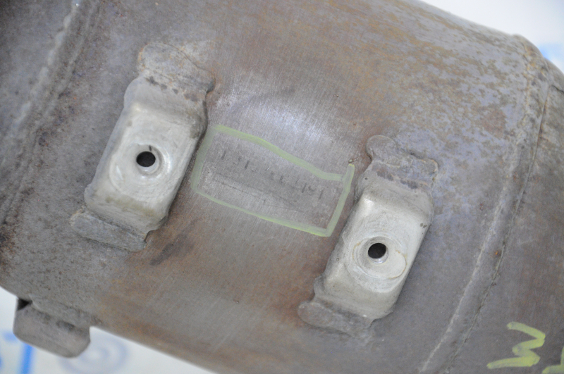 Exhaust manifold with catalytic converter Ford Fusion mk5 13-20 hybrid, corrugated pipe sawed off