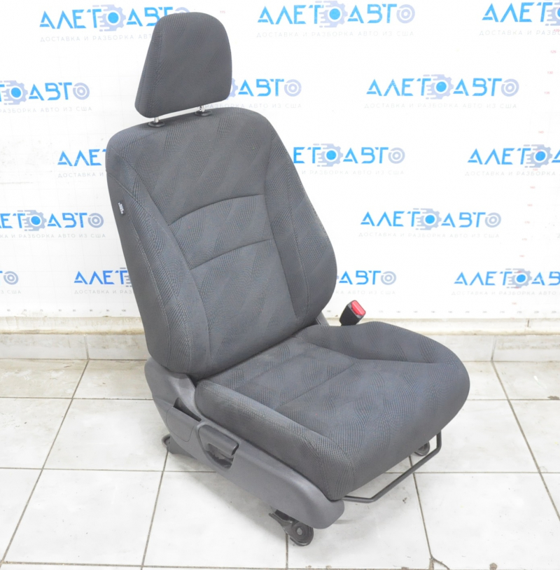 Passenger seat Honda Accord 13-17 without airbag, mechanical, velour black