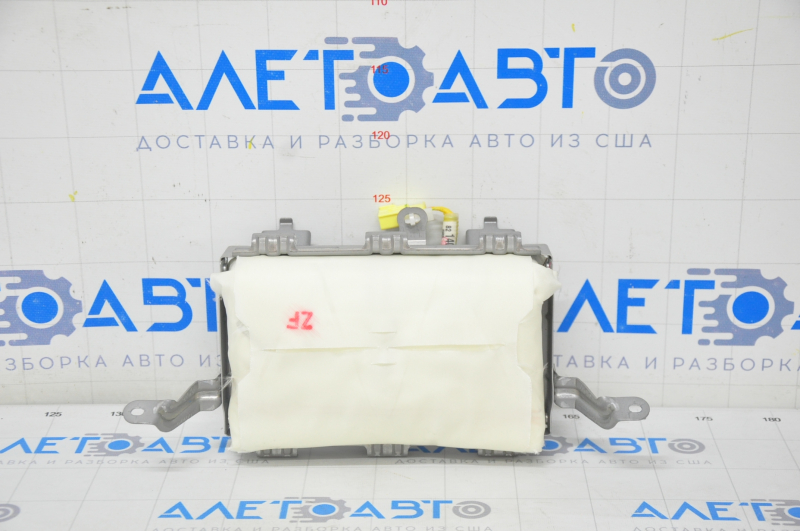 The passenger airbag in the dashboard of the Toyota Prius V 12-17