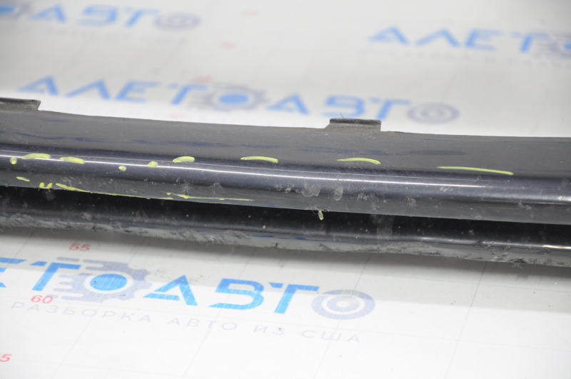 Front bumper bare Ford Fusion mk5 17-18 without parking sensors, black, scratches, no fragment, worn, dented