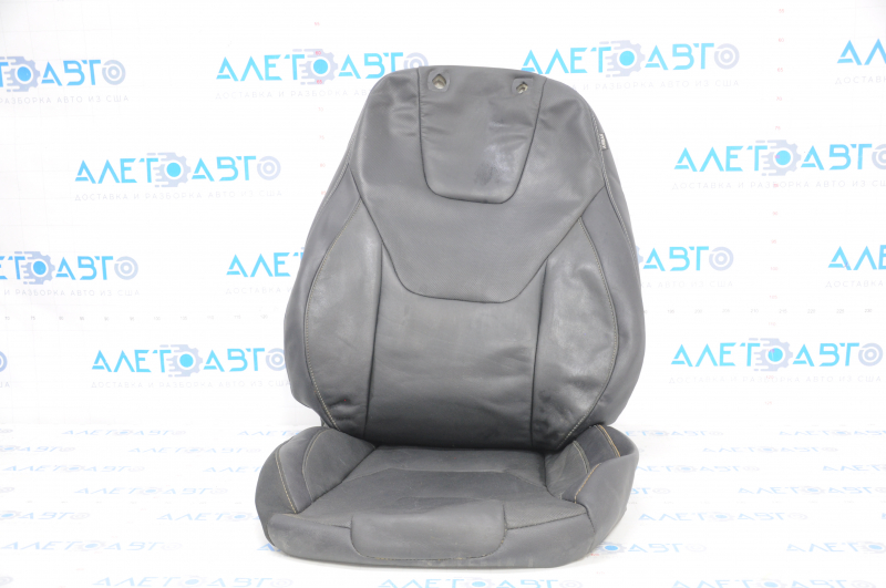 Ford Fusion mk5 17-20 driver's seat trim titanium, black leather