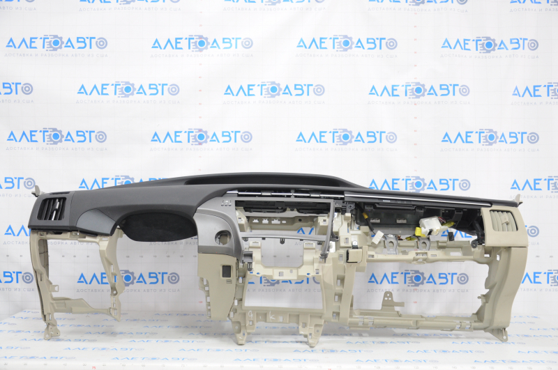 Torpedo front panel with AIRBAG Toyota Prius 30 10-15 beige, with overlay