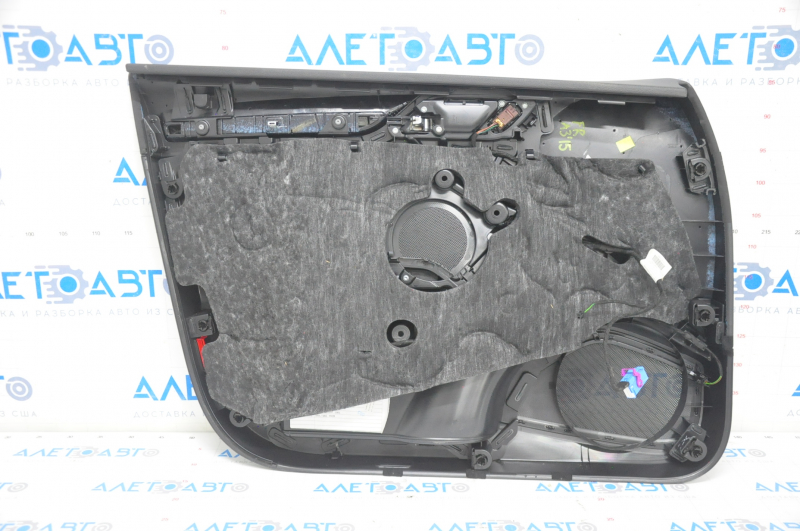 Door trim card front right Audi A3 8V 15-20 4d, 5d, black, leather, Bang and Olufsen, aluminum insert