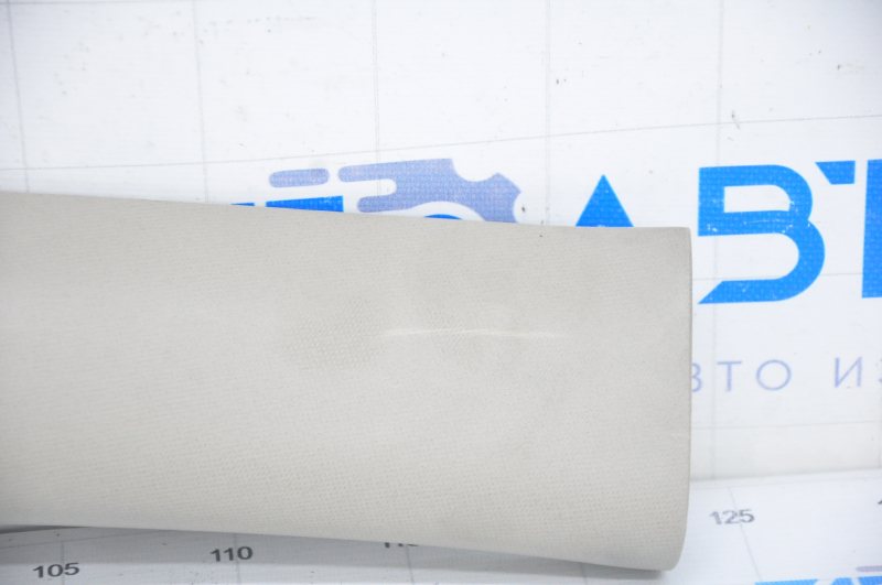 Front pillar trim upper right Hyundai Santa FE Sport 13-18 beige, plastic turned white
