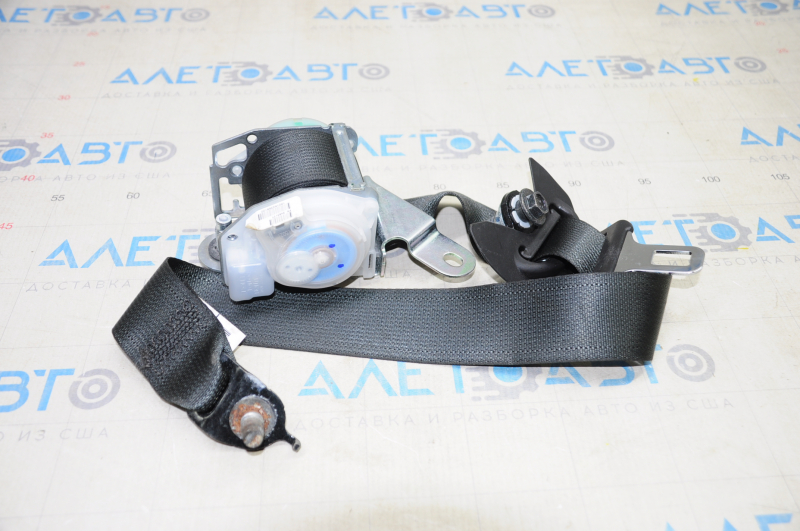 Seat belt rear right Acura MDX 14-20 dark gray with black fastener