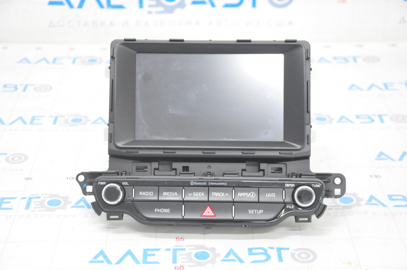 Radio tape recorder with monitor and control Kia Niro 17-19 HEV, PHEV
